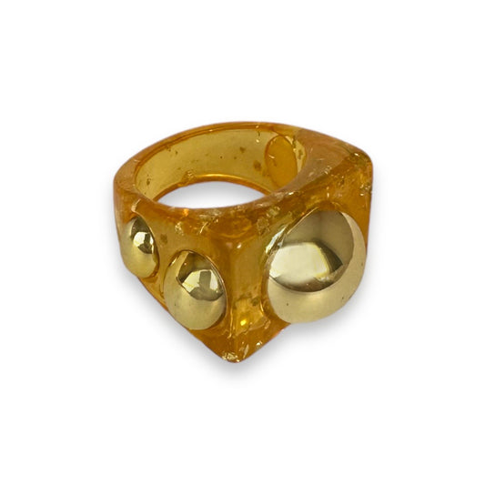 YELLOW GOLD FOIL RING