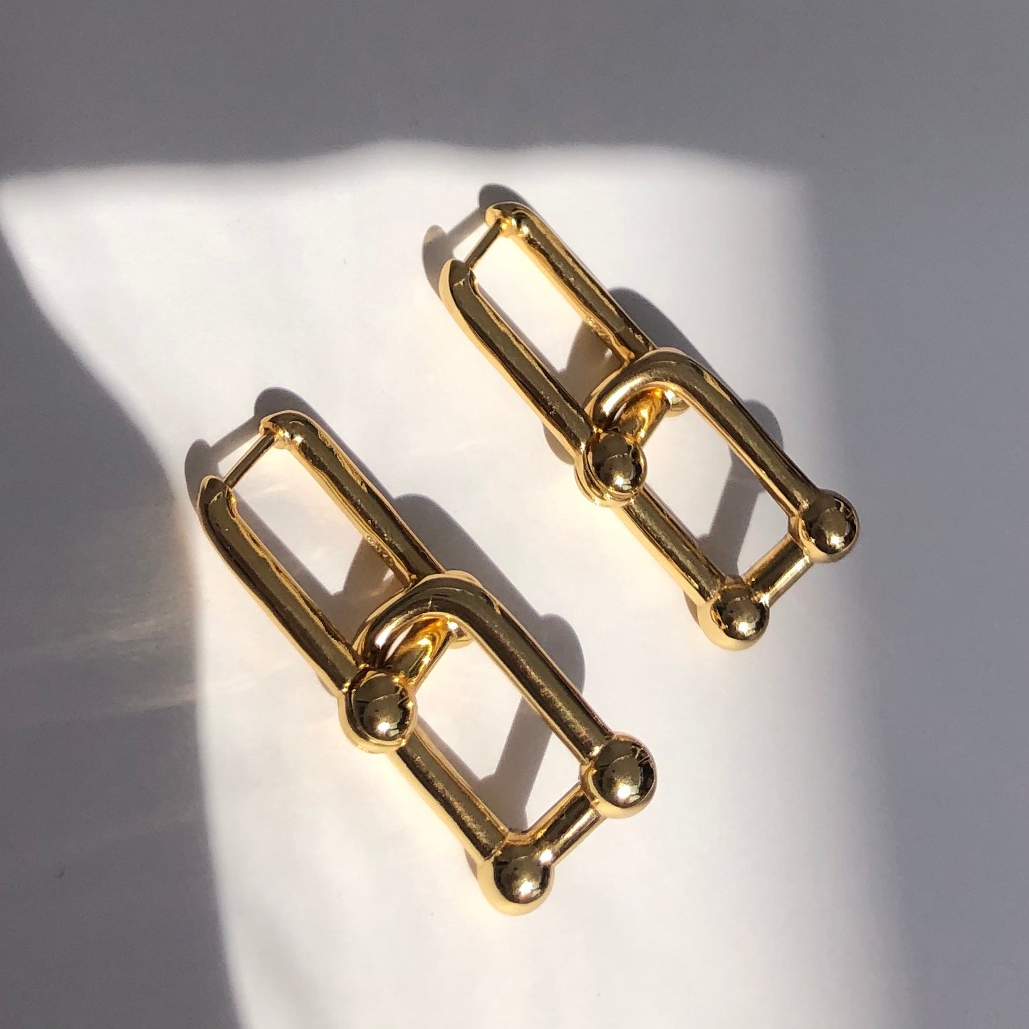 U-LINK EARRINGS GOLD