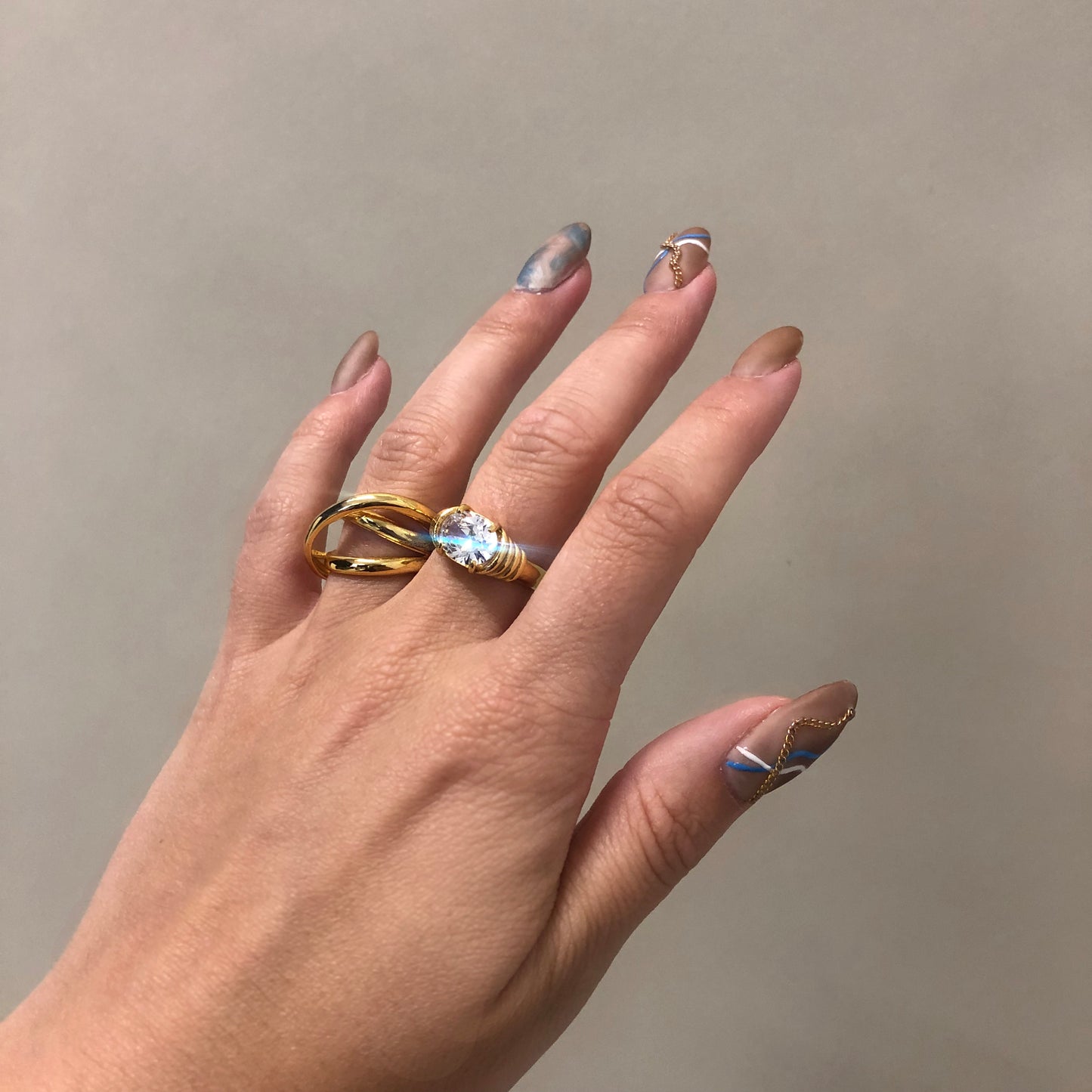 SANAZ RING GOLD